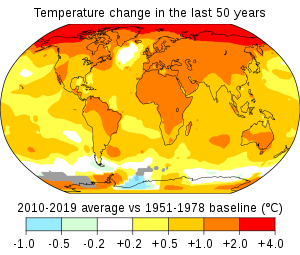 Alarming Temperature Change in last 50 years